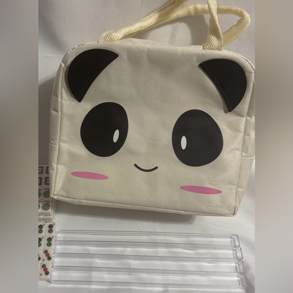 🐼 Travel Mini America Mahjong Set With Cute Panda Carrying Case - Picture 11 of 11